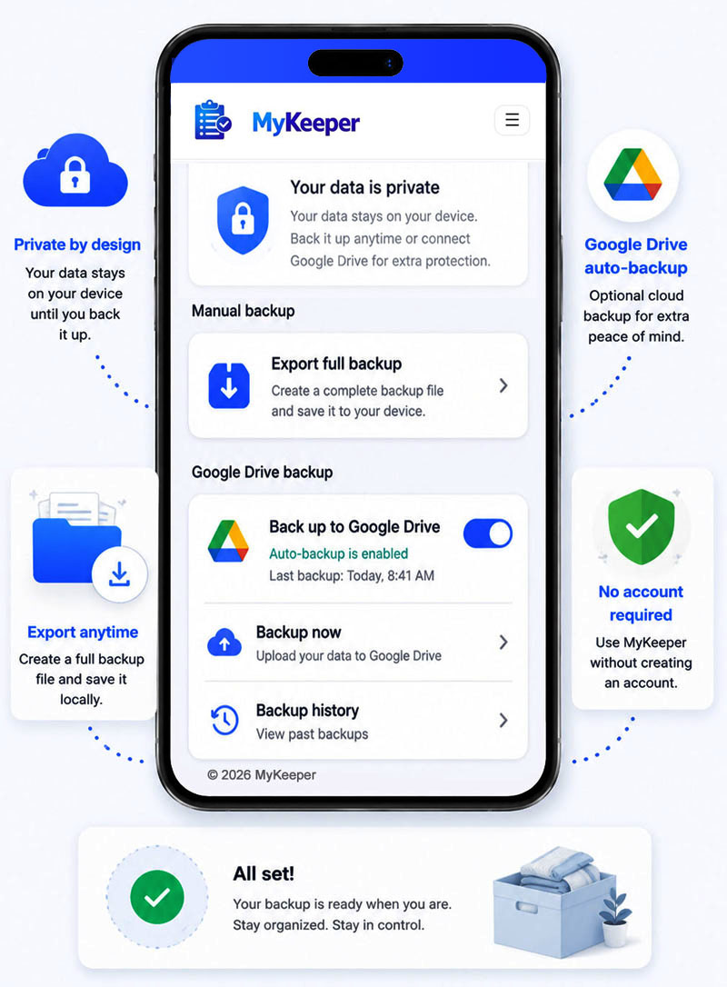 Back up your data